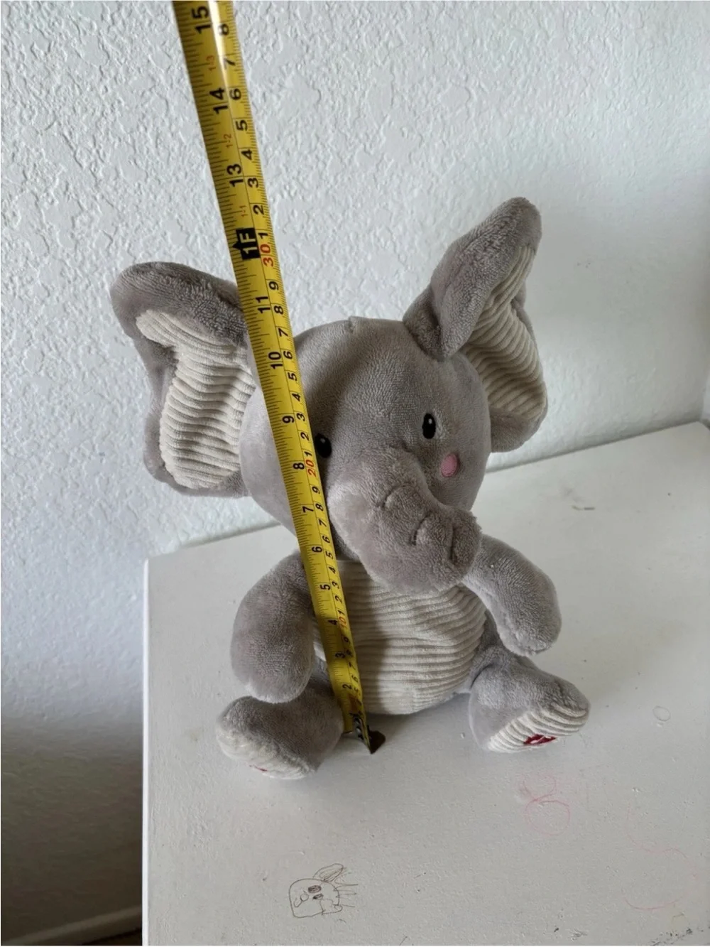 Spark Create Imagine Animated Elephant Plush - Flappy Peek-A-Boo Musical Toy